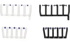 - 80 Signallicher blautransparent mit schwarzen und weißen Sockeln, je 20x groß und klein, blau, 1:87, Herpa