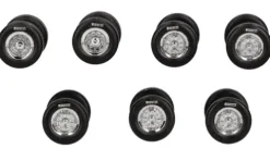 - Radsatz LKW, chrom, Pirelli, 1:87, Herpa