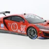 Acura NSX GT3 EVO22, IMSA, 12h Sebring, 2022, WTR Racers Edge Motorsports, #93, A.Harrison-Henry/K.Marcelli, 1:18, Top Speed