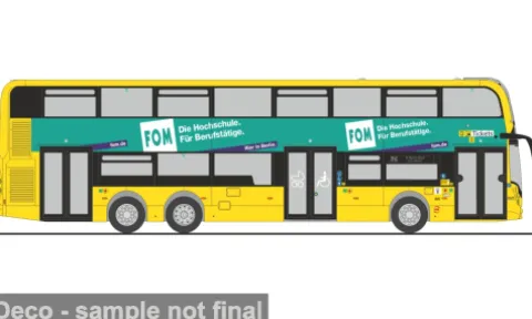 Alexander Dennis Enviro 500, BVG - FOM, 1:87, Rietze