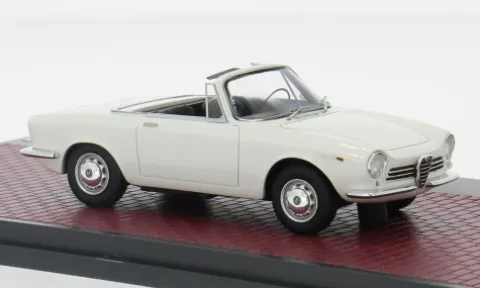 Alfa Romeo Giulia GT Spider Prototipo, weiss, 1963, 1:43, Matrix