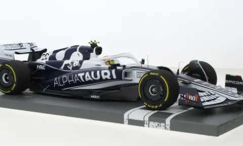 Alpha Tauri AT03, Formel 1, GP Bahrain, 2022, Scuderia Alpha Tauri F1 Team, #22, Y.Tsunoda, 1:18, Minichamps