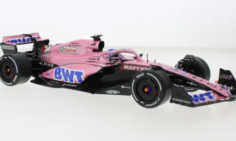 Alpine A522, Formel 1, GP Bahrain, 2022, BWT Alpine F1 Team, BWT, F.Alonso, 1:18, Solido