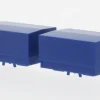 Anhänger Ballastpritsche für SLT, blau, 1:87, Herpa