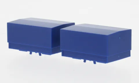 Anhänger Ballastpritsche für SLT, blau, 1:87, Herpa