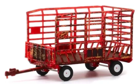 Anhänger Heuballenwagen, 1:64, Greenlight