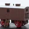 Anhänger Living Wagon, braun, 1:76, Oxford