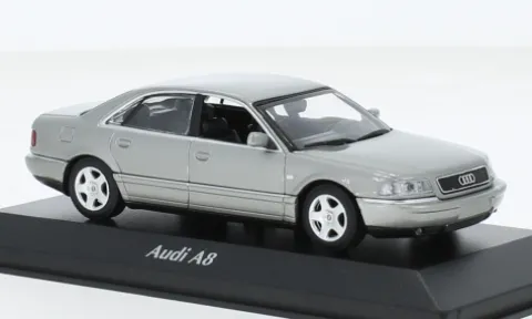 Audi A8, silber, 1999, 1:43, Maxichamps