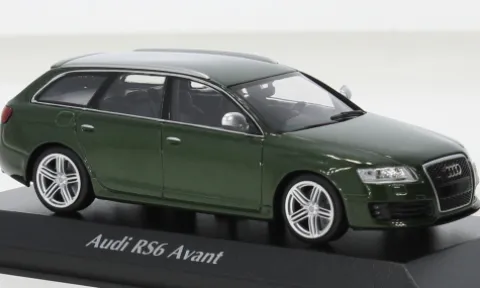 Audi RS6 Avant, grün, 2007, 1:43, Maxichamps