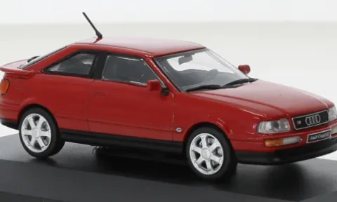 Audi S2 Coupe, rot, 1993, 1:43, Solido