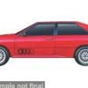 Audi Sport quattro, rot, 1:64, Maisto