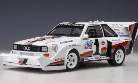 Audi Sport quattro S1 E2, International Hill Climb, Pikes Peak, 1987, #1, W.Röhrl, 1:18, AUTOart