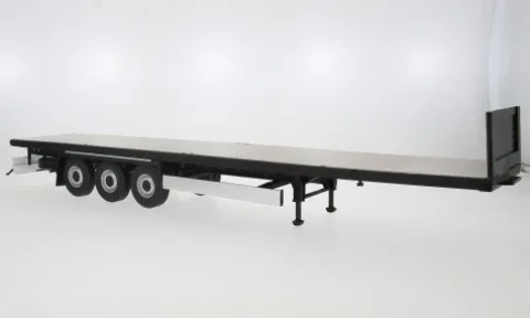 Auflieger Flachbett, weiss, 1:24, Solido