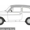 Austin A40 MkII, weiss/hellgrau, 1:76, Oxford