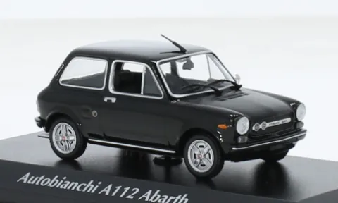 Autobianchi A112 Abarth, schwarz, 1974, 1:43, Maxichamps