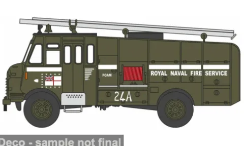 Bedford RLHZ Green Goddess, Royal Navy Fire Service/Firemans Strike 1977/8, 1:76, Oxford