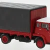 Bedford TK PP, rot/schwarz, 1960, 1:87, Brekina