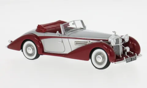 Bentley Mark VI 6 3/4 Liter Drophead ch B122DA, rot/silber, 1949, 1:43, Kess