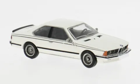 BMW 635 CSi, weiss, 1977, 1:87, Brekina