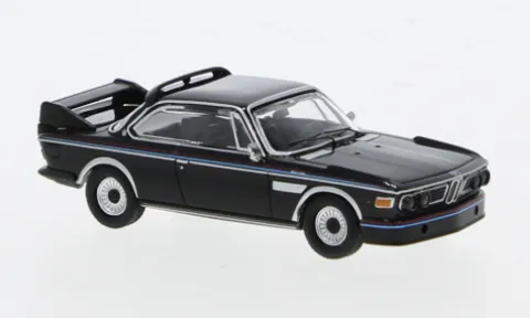 BMW 3.0 CSL, schwarz, 1973, 1:87, Minichamps