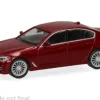 BMW 5er, dunkelrot, 1:87, Herpa