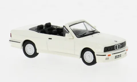 BMW M3 (E30) Cabriolet, weiss, 1988, 1:87, Minichamps