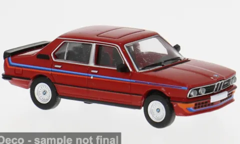 BMW M535i (E12), rot/Dekor, 1980, 1:87, PCX87