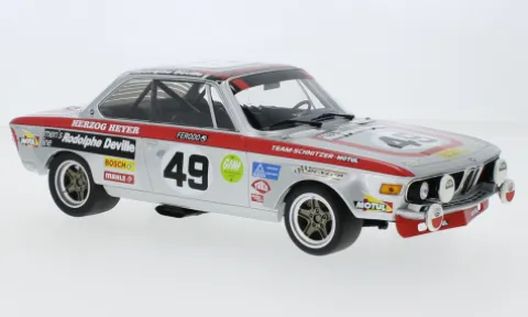 BMW 2800 CS, 24h Spa, 1972, Team Schnitzer-Motul, #49, R.Herzog/H.Heyer, 1:18, Minichamps