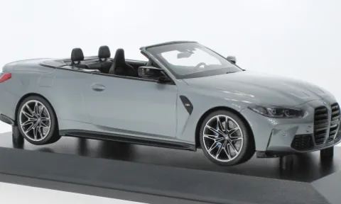 BMW M4 Cabriolet, grau, 2020, 1:18, Minichamps