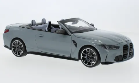 BMW M4 Cabriolet, grau, 2020, 1:18, Minichamps