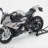 BMW S1000 RR, grau, 1:12, Welly