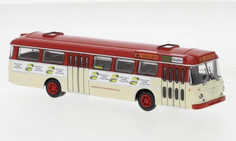 Büssing Senator 12 D, 1962, Hanau - Nette Leute, 1:87, Brekina