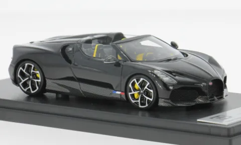 Bugatti W16 Mistral, schwarz, 2022, 1:43, Look Smart
