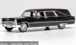 Cadillac de Ville S&S Hearse, schwarz, 1966, 1:43, IXO