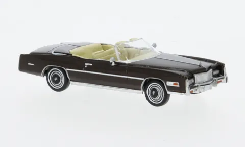 Cadillac Eldorado Convertible, dunkelbraun, 1976, 1:87, Brekina