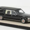 Cadillac Superior Hearse, schwarz, 1980, 1:43, Stamp Models