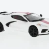 Chevrolet Corvette (C8) Stingray, weiss/rot, 2020, 1:87, PCX87