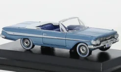 Chevrolet Impala Convertible, blau/weiss, 1961, 1:87, Oxford