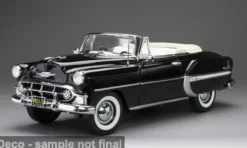 Chevrolet Bel Air OpenConvertible, schwarz, 1953, 1:18, Sun Star