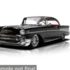 Chevrolet Bel Air, schwarz, 1957, 1:18, Maisto