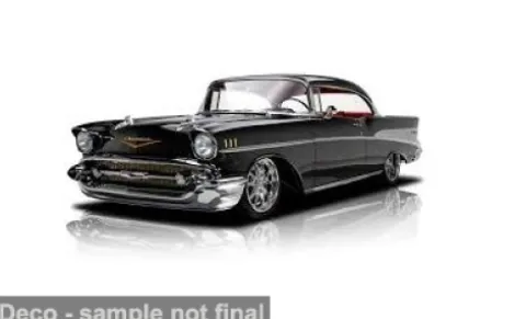 Chevrolet Bel Air, schwarz, 1957, 1:18, Maisto