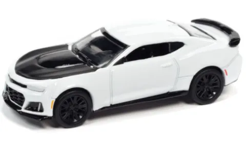 Chevrolet Camaro ZL1, weiss/schwarz, 2019, 1:64, Auto World
