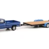 Chevrolet C-20, blau, 1981, 1:64, Greenlight