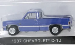 Chevrolet C-10, blau, 1987, 1:64, Greenlight
