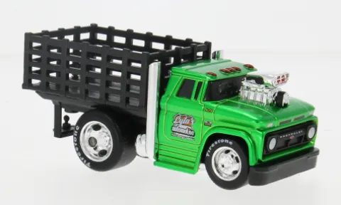 Chevrolet C60 Flatbed, grün/schwarz, 1966, 1:64, Maisto