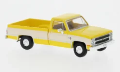 Chevrolet C 10, gelb/weiss, 1982, 1:87, Brekina
