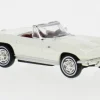 Chevrolet Corvette C2 Cabrio, weiss, 1962, 1:87, Brekina
