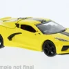 Chevrolet Corvette (C8) Stingray, gelb, 2020, 1:64, Auto World