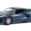 Chevrolet Corvette (C8) Stingray 1LT, blau, 2020, 1:64, Greenlight