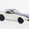 Chevrolet Corvette C3, weiss/blau, 1967, 1:87, Brekina